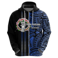 Custom Northern Mariana Islands Hoodie Polynesian Tribal LT6 - Wonder Print Shop