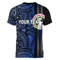 Custom Northern Mariana Islands Women V Neck T Shirt Polynesian Tribal LT6 - Wonder Print Shop