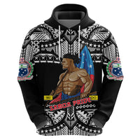 Personalized Samoa Pride Hoodie Tribal Patterns Black LT6 - Wonder Print Shop