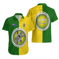 Cook Islands Hawaiian Shirt Yellow-Green Half Style LT6 - Wonder Print Shop