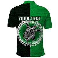 Custom Rarotonga Of Cook Islands Polo Shirt Mix Half Black LT6 - Wonder Print Shop