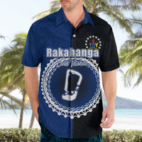 Custom Rakahanga Of Cook Islands Hawaiian Shirt Mix Half Black LT6 - Wonder Print Shop