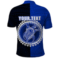Custom Pukapuka Of Cook Islands Polo Shirt Mix Half Black LT6 - Wonder Print Shop
