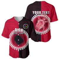 Custom Atiu Of Cook Islands Baseball Jersey Mix Half Black LT6 - Wonder Print Shop