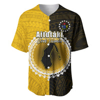 Custom Atutaki Of Cook Islands Baseball Jersey Mix Half Black LT6 - Wonder Print Shop