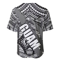 Polynesian Guam Baseball Jersey with Coat Of Arms Claws Style - White LT6 - Wonder Print Shop