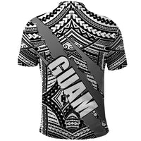 Polynesian Guam Polo Shirt with Coat Of Arms Claws Style - White LT6 - Wonder Print Shop