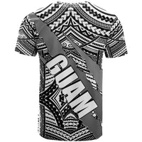 Polynesian Guam T Shirt with Coat Of Arms Claws Style - White LT6 - Wonder Print Shop