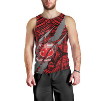 polynesian-samoa-men-tank-top-with-coat-of-arms-claws-style-red
