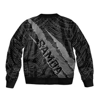 Polynesian Samoa Bomber Jacket with Coat Of Arms Claws Style - Black LT6 - Wonder Print Shop