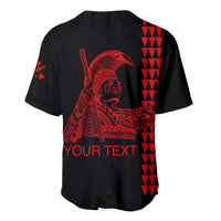 Custom Hawaii Baseball Jersey King Kamehameha Day - Red LT6 - Wonder Print Shop