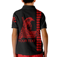 Custom Hawaii Kid Polo Shirt King Kamehameha Day - Red LT6 - Wonder Print Shop