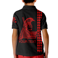 Custom Hawaii Kid Polo Shirt King Kamehameha Day - Red LT6 - Wonder Print Shop