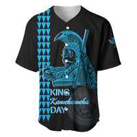 Custom Hawaii Baseball Jersey King Kamehameha Day - Blue LT6 - Wonder Print Shop