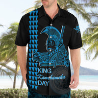 Custom Hawaii Hawaiian Shirt King Kamehameha Day - Blue LT6 - Wonder Print Shop