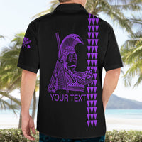Custom Hawaii Hawaiian Shirt King Kamehameha Day - Purple LT6 - Wonder Print Shop