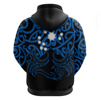 Matariki New Zealand Hoodie Maori New Year Blue LT6 - Wonder Print Shop