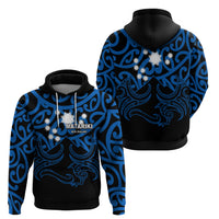 Matariki New Zealand Hoodie Maori New Year Blue LT6 - Wonder Print Shop