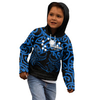Matariki New Zealand Kid Hoodie Maori New Year Blue LT6 - Wonder Print Shop