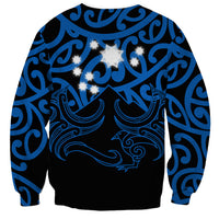 Matariki New Zealand Sweatshirt Maori New Year Blue LT6 - Wonder Print Shop