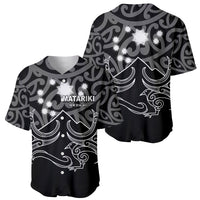 Matariki New Zealand Baseball Jersey Maori New Year White LT6 - Wonder Print Shop