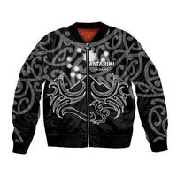 Matariki New Zealand Bomber Jacket Maori New Year White LT6 - Wonder Print Shop