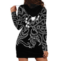 Matariki New Zealand Hoodie Dress Maori New Year White LT6 - Wonder Print Shop