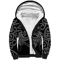 Matariki New Zealand Sherpa Hoodie Maori New Year White LT6 - Wonder Print Shop