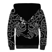 Matariki New Zealand Sherpa Hoodie Maori New Year White LT6 - Wonder Print Shop