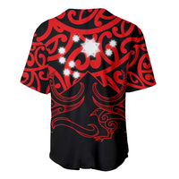 Matariki New Zealand Baseball Jersey Maori New Year Red LT6 - Wonder Print Shop