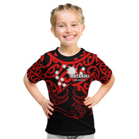 Matariki New Zealand Kid T Shirt Maori New Year Red LT6 - Wonder Print Shop