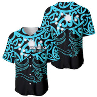 Matariki New Zealand Baseball Jersey Maori New Year Light Blue LT6 - Wonder Print Shop