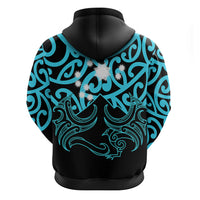 Matariki New Zealand Hoodie Maori New Year Light Blue LT6 - Wonder Print Shop
