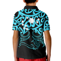 Matariki New Zealand Kid Polo Shirt Maori New Year Light Blue LT6 - Wonder Print Shop