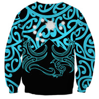 Matariki New Zealand Sweatshirt Maori New Year Light Blue LT6 - Wonder Print Shop