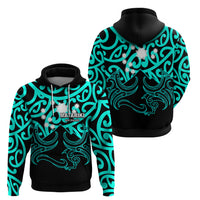 Matariki New Zealand Hoodie Maori New Year Turquoise LT6 - Wonder Print Shop