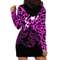 Matariki New Zealand Hoodie Dress Maori New Year Purple LT6 - Wonder Print Shop