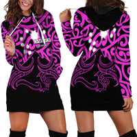 Matariki New Zealand Hoodie Dress Maori New Year Purple LT6 - Wonder Print Shop