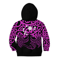 Matariki New Zealand Kid Hoodie Maori New Year Purple LT6 - Wonder Print Shop