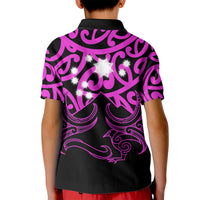 Matariki New Zealand Kid Polo Shirt Maori New Year Purple LT6 - Wonder Print Shop