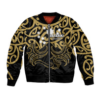 Matariki New Zealand Bomber Jacket Maori New Year Gold LT6 - Wonder Print Shop
