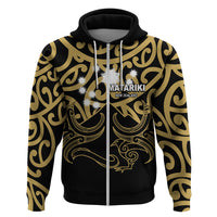 Matariki New Zealand Hoodie Maori New Year Gold LT6 - Wonder Print Shop