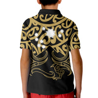 Matariki New Zealand Kid Polo Shirt Maori New Year Gold LT6 - Wonder Print Shop