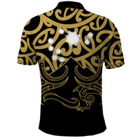 Matariki New Zealand Polo Shirt Maori New Year Gold LT6 - Wonder Print Shop