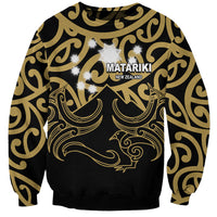 Matariki New Zealand Sweatshirt Maori New Year Gold LT6 - Wonder Print Shop