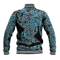 New Zealand Baseball Jacket Maori Pattern Papua Shell LT6 - Wonder Print Shop
