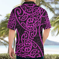 New Zealand Hawaiian Shirt Maori Pattern Purple LT6 - Wonder Print Shop