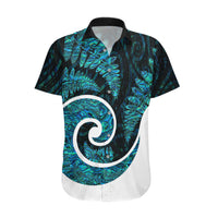 New Zealand Hawaiian Shirt Maori With Silver Fern Papua Shell Green Ver.1 LT6 - Wonder Print Shop