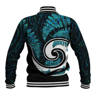 New Zealand Baseball Jacket Maori With Silver Fern Papua Shell Green Ver.2 LT6 - Wonder Print Shop