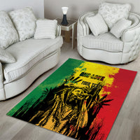 Legend Bob Personalized Area Rug Reggae Grunge LT7 - Wonder Print Shop